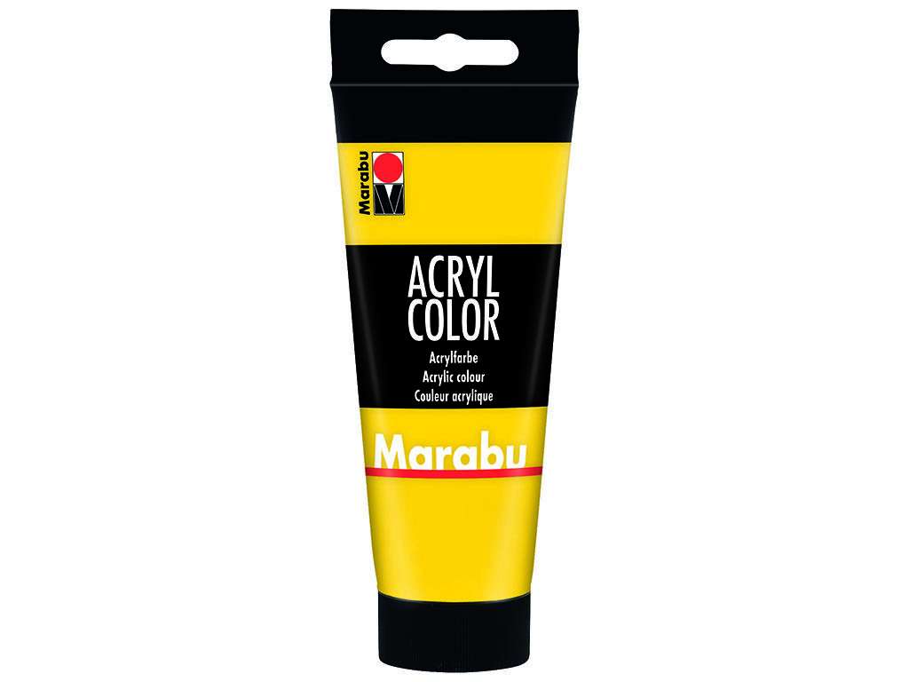 Akrila krāsa Marabu 100ml 019 yellow (P)