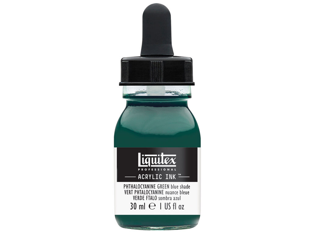Akrila tinte Liquitex ink / Phthalocyanine Green (blue shade) / 30ml