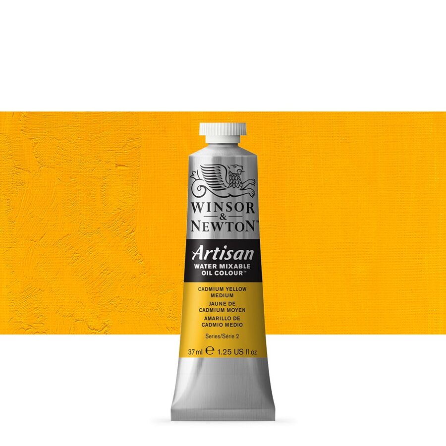 Eļļas krāsa Winsor&Newton Artisan: 37ml / cadmium yellow medium, 116