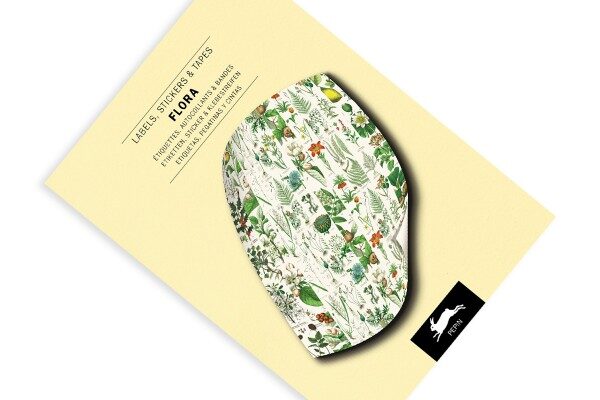 Flora: Label, Sticker & Tape Book 