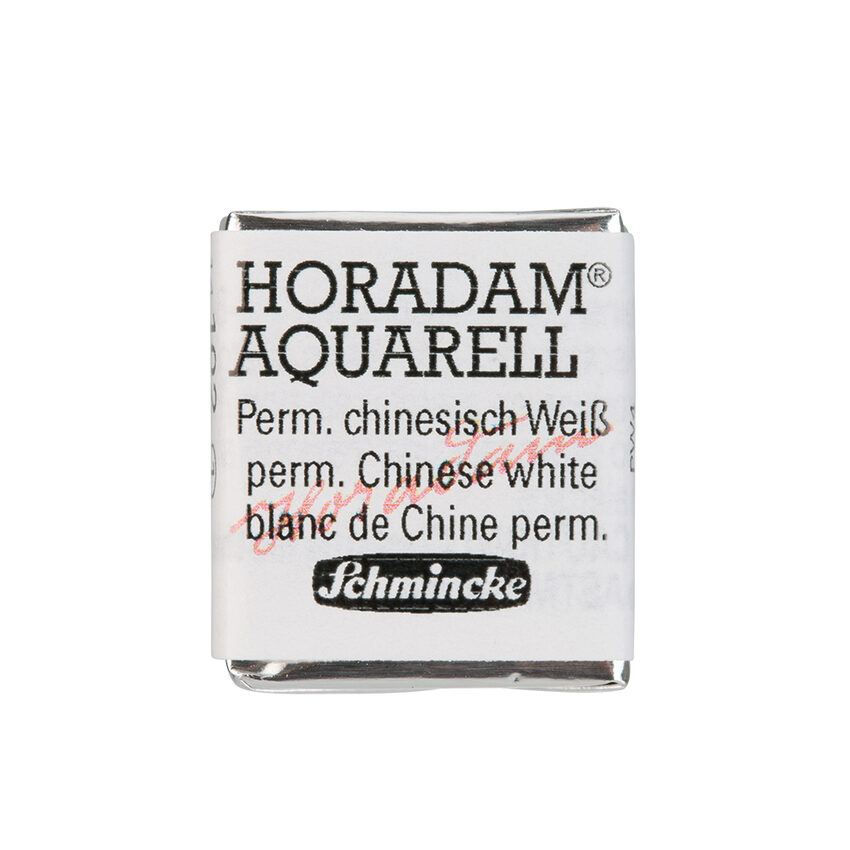 Schmincke Horadam: perm. Chinese white, 1/2 pan