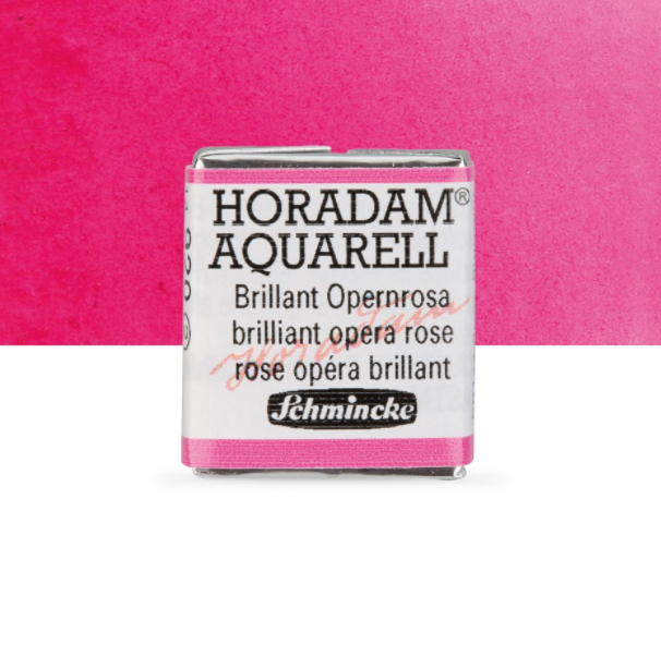Schmincke Horadam: brilliant opera rose, 1/2 pan