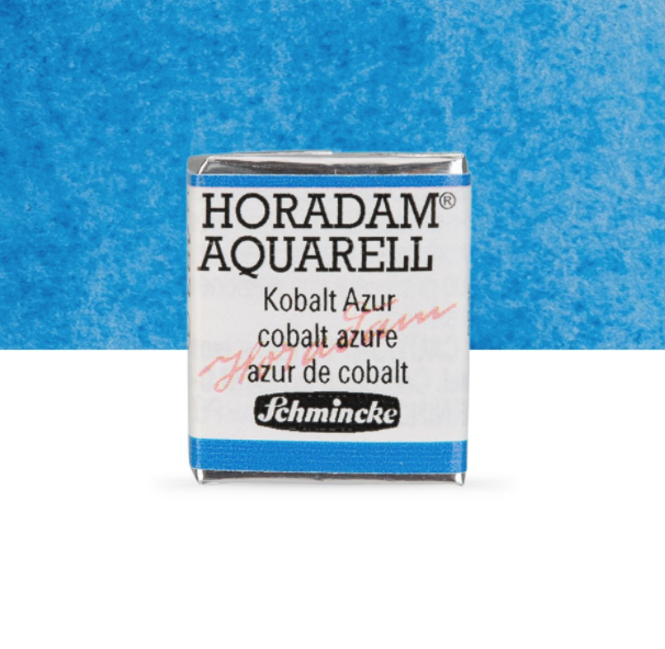 Schmincke Horadam: cobalt azure, 1/2 pan