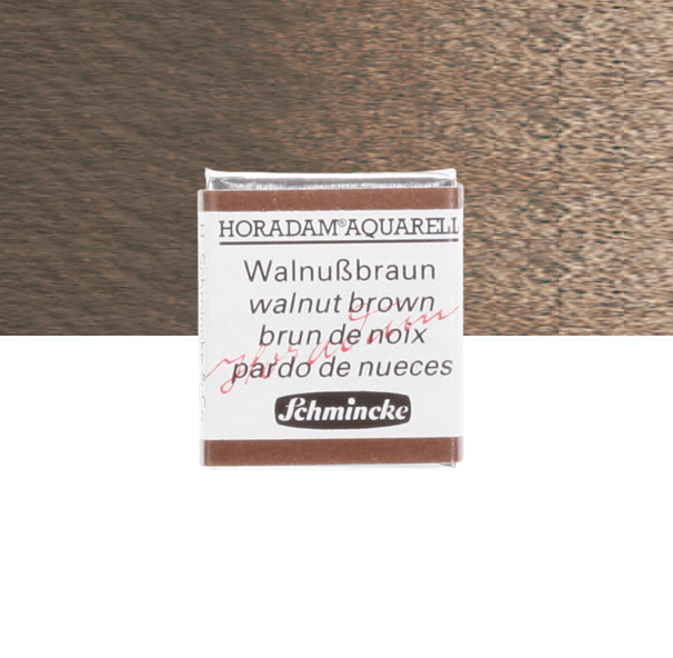 Schmincke Horadam: walnut brown, 1/2 pan