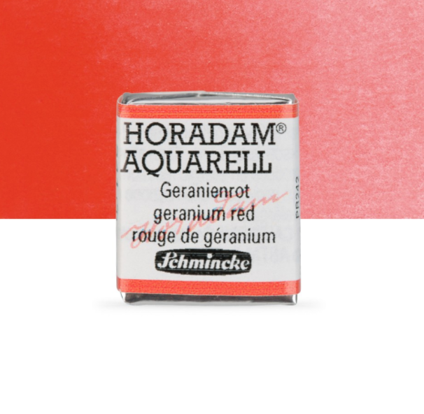 Schmincke Horadam: geranuim red, 1/2 pan