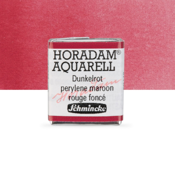 Schmincke Horadam: perylene maroon, 1/2 pan