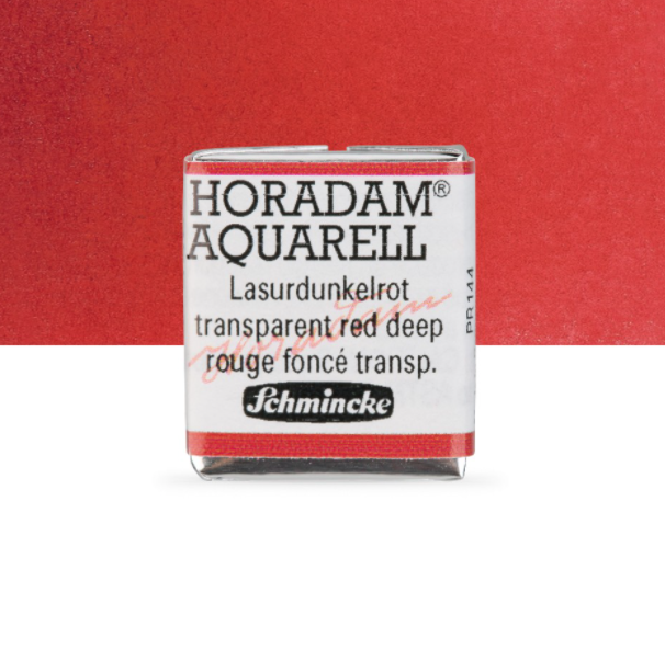 Schmincke Horadam: transparent red deep, 1/2 pan