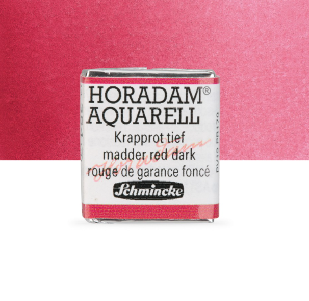Schmincke Horadam: madder red dark, 1/2 pan