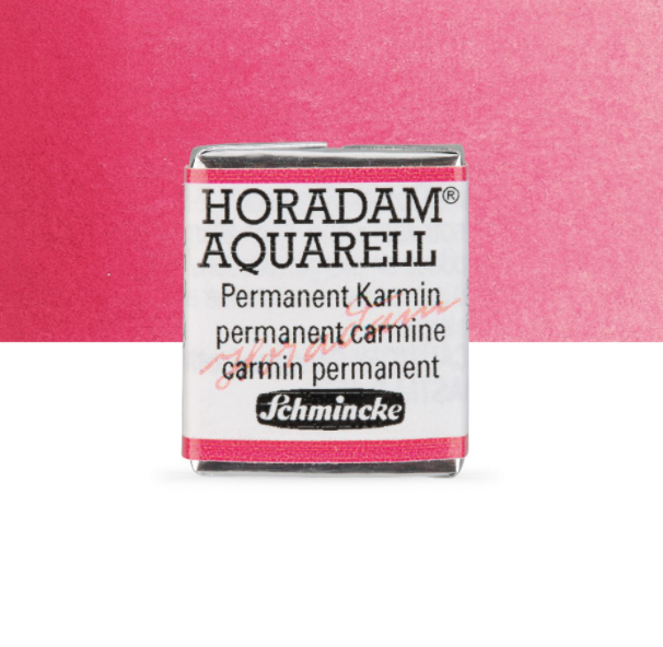 Schmincke Horadam: permanent carmine, 1/2 pan