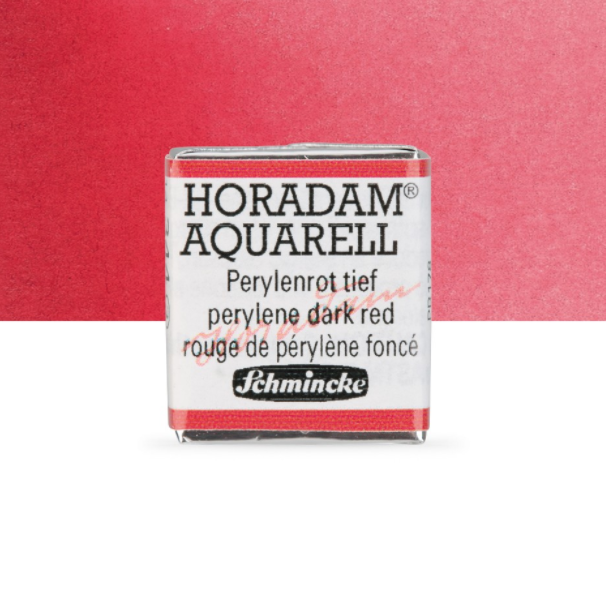 Schmincke Horadam: perylene dark red, 1/2 pan