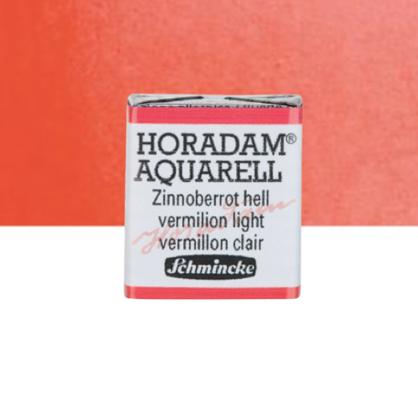 Schmincke Horadam: vermilion light, 1/2 pan