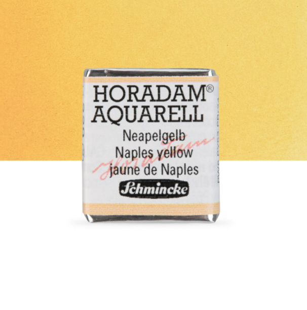 Schmincke Horadam: Naples yellow, 1/2 pan