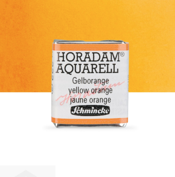 Schmincke Horadam: yellow orange, 1/2 pan
