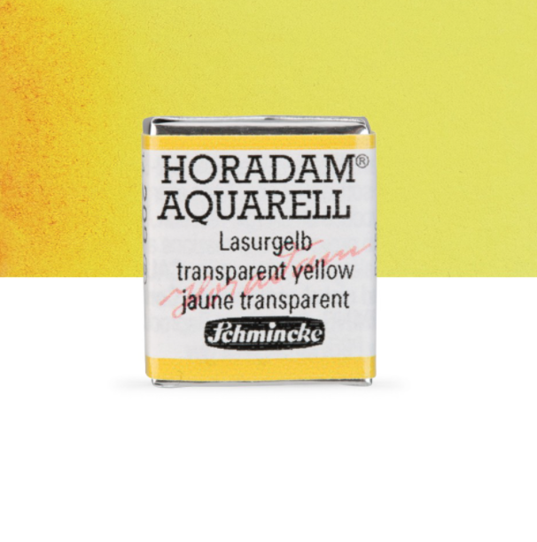 Schmincke Horadam: translucent yellow, 1/2 pan