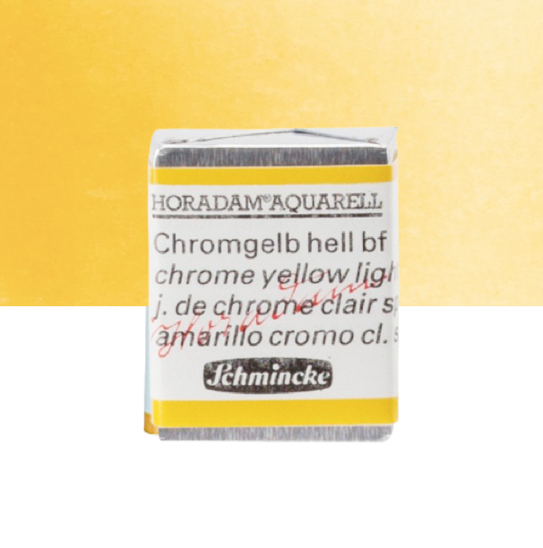 Schmincke Horadam: chrome yellow deep lf, 1/2 pan