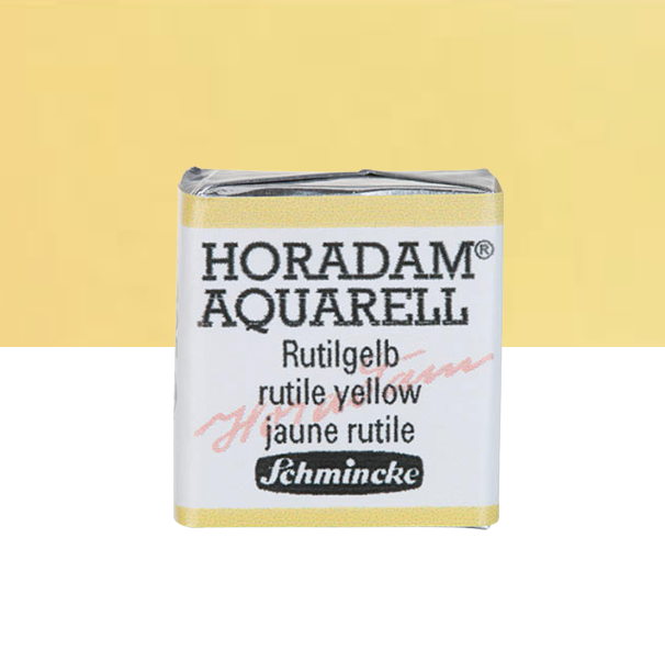 Schmincke Horadam: rutile yellow, 1/2 pan