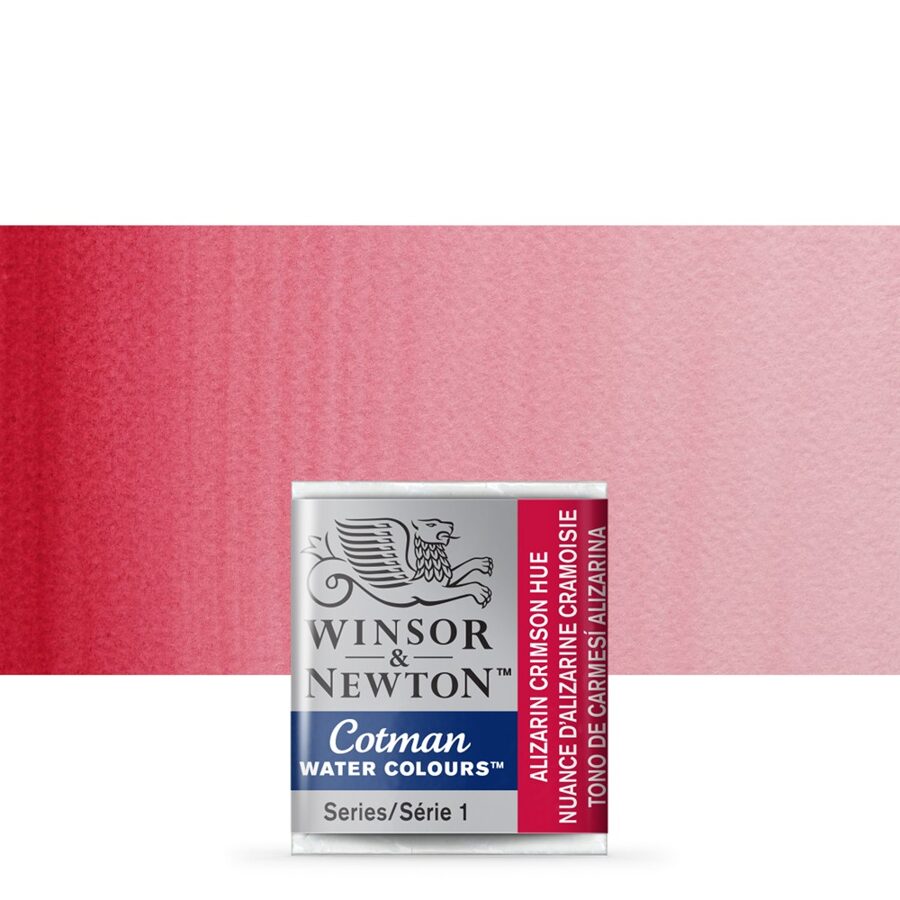 Winsor&Newton Cotman: alizarin crimson hue 1/2 pan