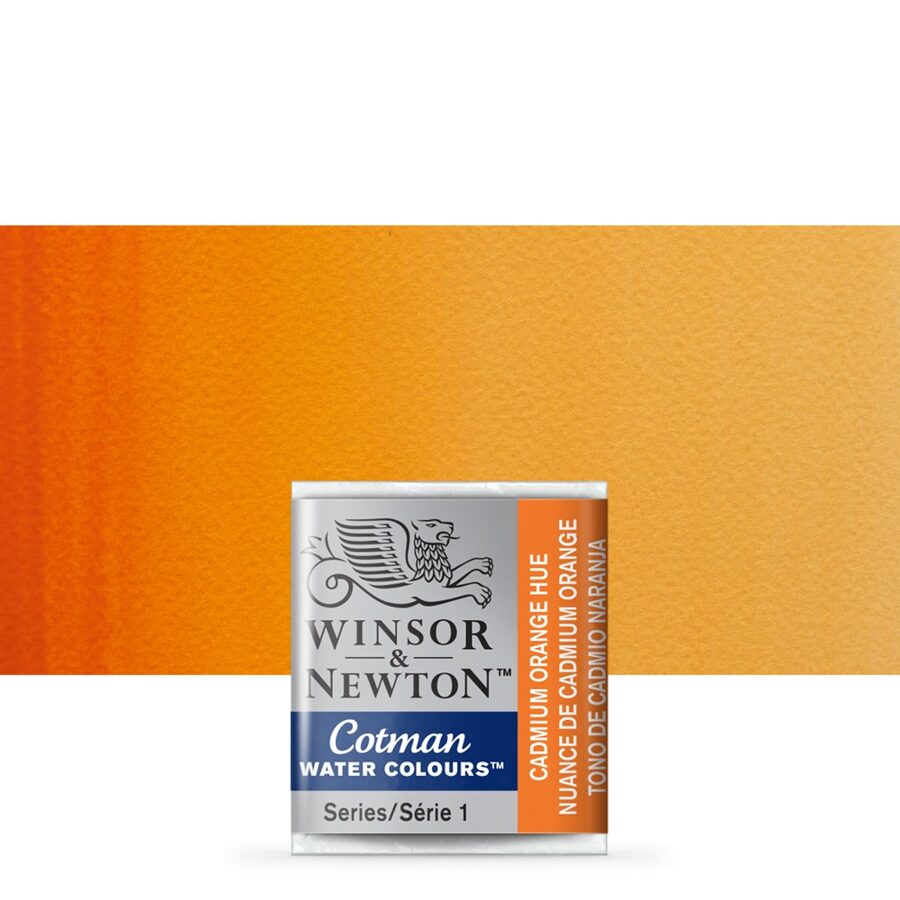 Winsor&Newton Cotman: cadmium orange hue 1/2 pan