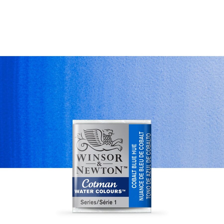 Winsor&Newton Cotman: cobalt blue hue 1/2 pan