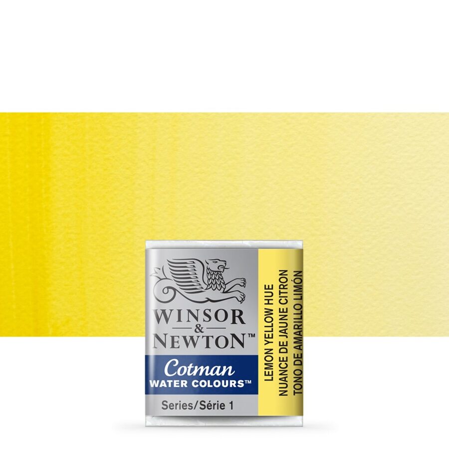 Winsor&Newton Cotman: lemon yellow hue 1/2 pan