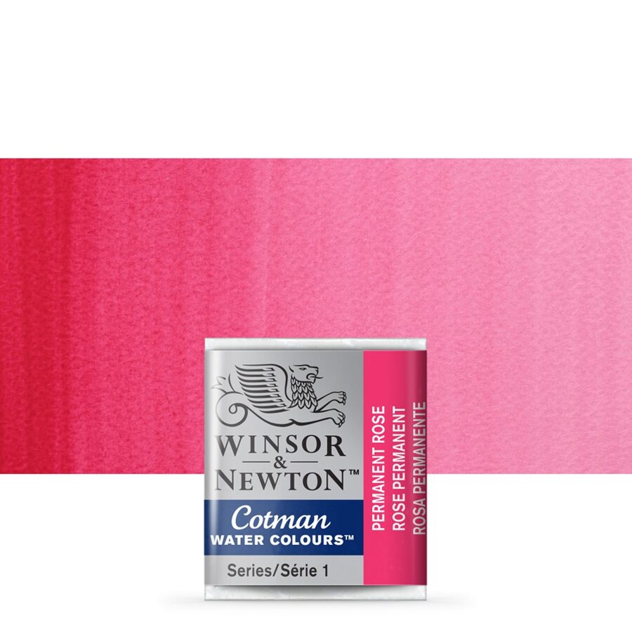 Winsor&Newton Cotman: permanent rose 1/2 pan