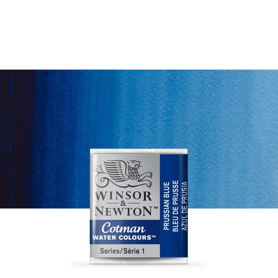 Winsor&Newton Cotman: prussian blue 1/2 pan