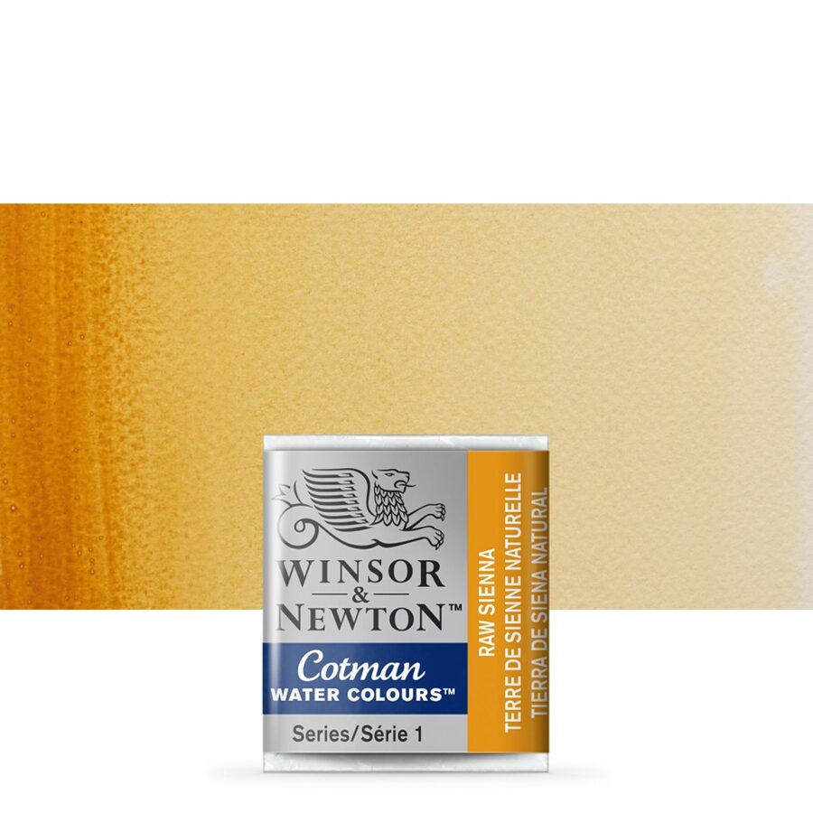 Winsor&Newton Cotman: raw sienna 1/2 pan
