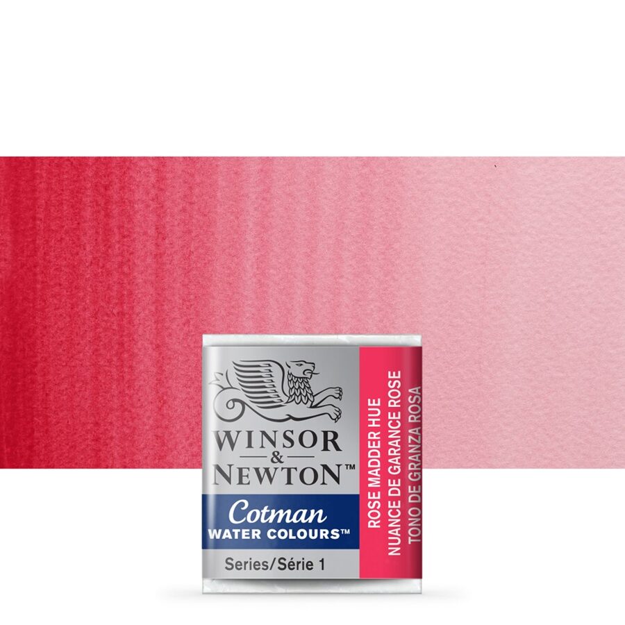 Winsor&Newton Cotman: rose madder hue 1/2 pan