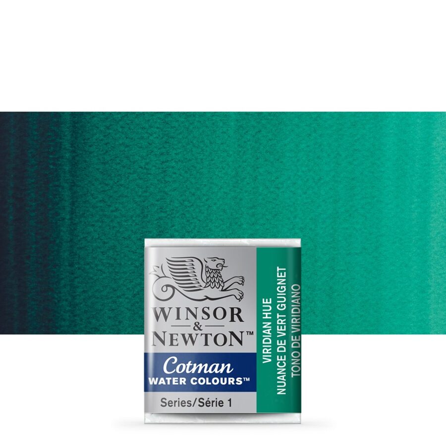 Winsor&Newton Cotman: viridian hue 1/2 pan