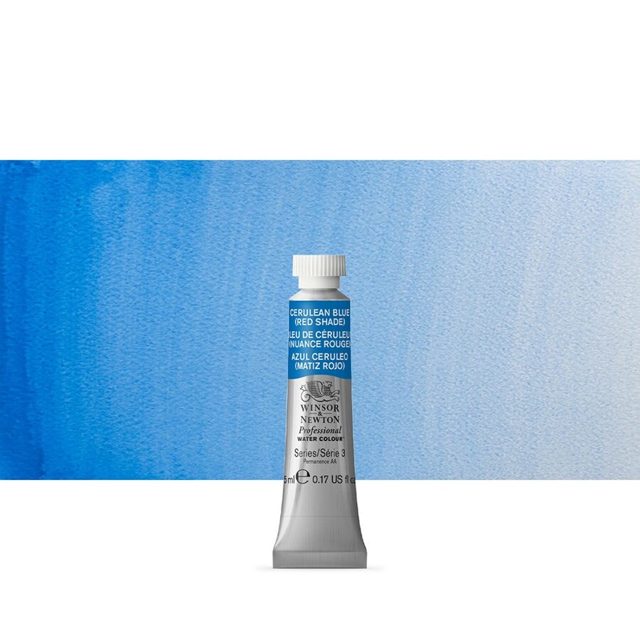 Winsor&Newton Professional: cerulean blue (red shade)