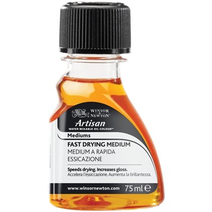 Winsor & Newton žūšanas paātrināšanas līdzeklis ūdenī šķīstošām eļļas krāsām / 75 ml
