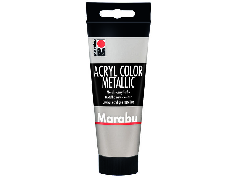 Akrila krāsa Marabu 100ml 082 silver