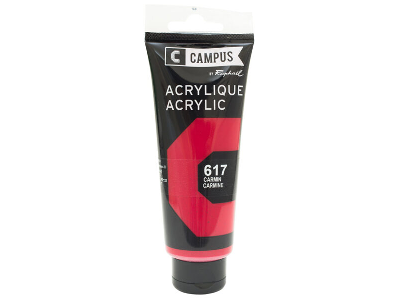 Akrila krāsa Campus 100ml 617 carmine