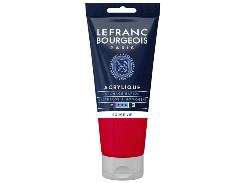 Akrila krāsa LB Fine 80ml 396 bright red
