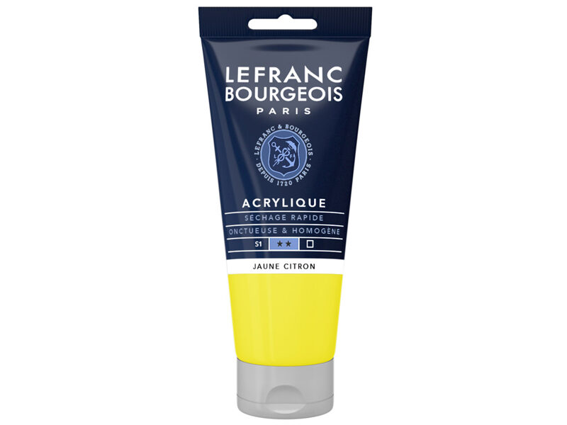 Akrila krāsa LB Fine 80ml 169 lemon yellow