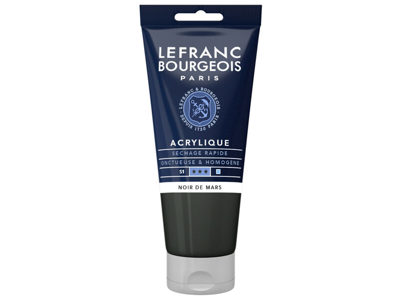 Akrila krāsa LB Fine 80ml 271 mars black