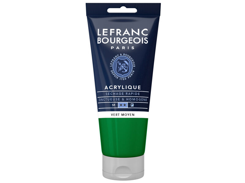 Akrila krāsa LB Fine 80ml 561 medium green