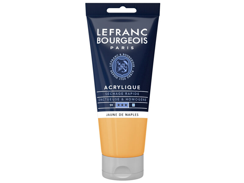 Akrila krāsa LB Fine 80ml 816 naples yellow