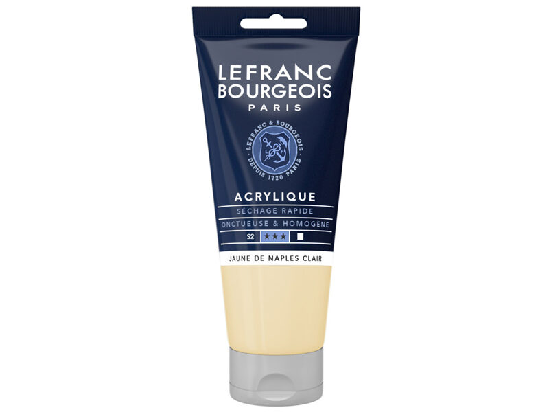 Akrila krāsa LB Fine 80ml 887 naples yellow light