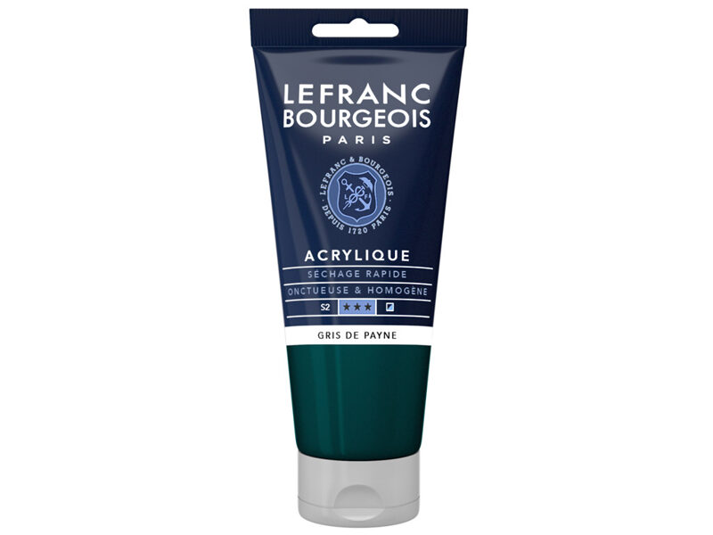 Akrila krāsa LB Fine 80ml 261 payne's grey