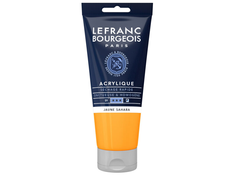 Akrila krāsa LB Fine 80ml 194 sahara yellow