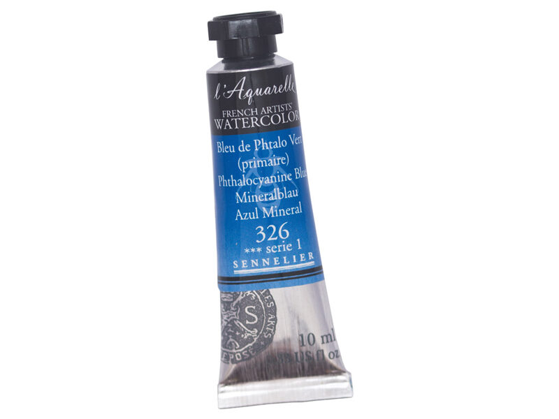 Akvareļkrāsa Sennelier l'Aquarelle / 10 ml / 326 phthalocyanine blue