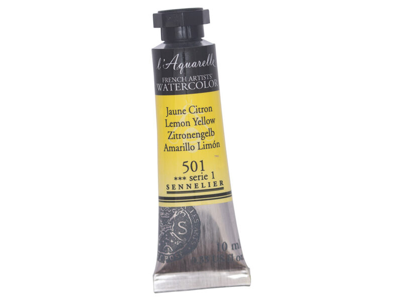 Akvareļkrāsa Sennelier l'Aquarelle / 10 ml / 501 lemon yellow