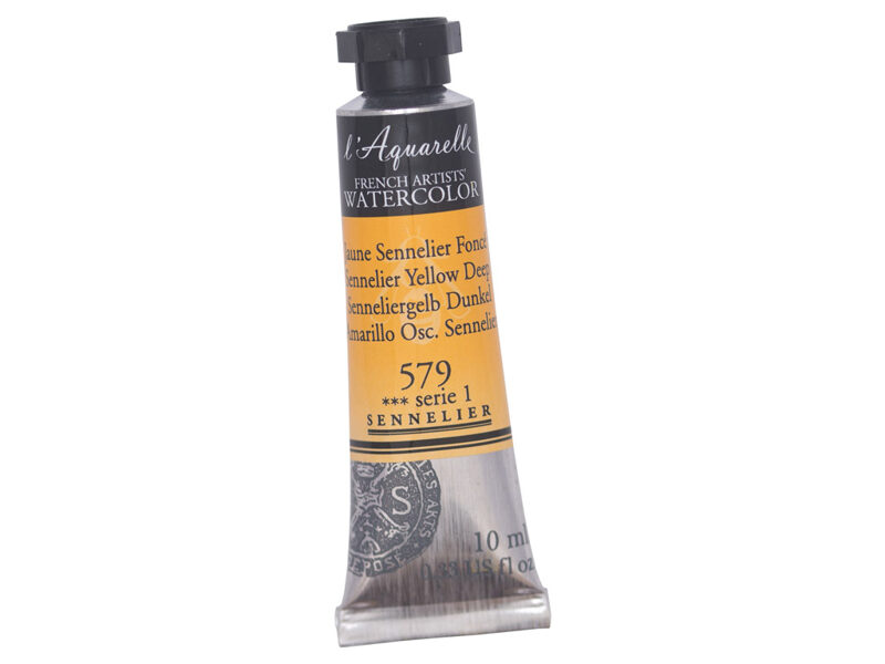 Akvareļkrāsa Sennelier l'Aquarelle / 10 ml / 579 Sennelier yellow deep