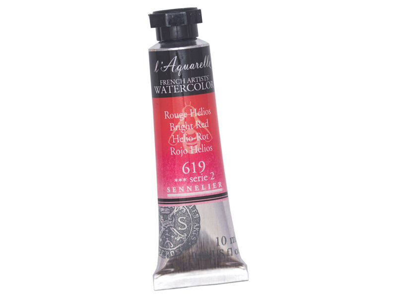 Akvareļkrāsa Sennelier l'Aquarelle / 10 ml / 619 bright red