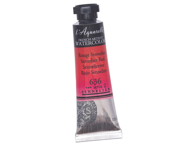 Akvareļkrāsa Sennelier l'Aquarelle / 10 ml / 636 Sennelier red
