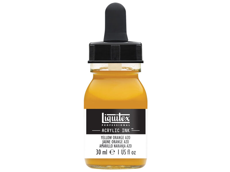Akrila tinte Liquitex ink / Yellow Orange Azo / 30ml