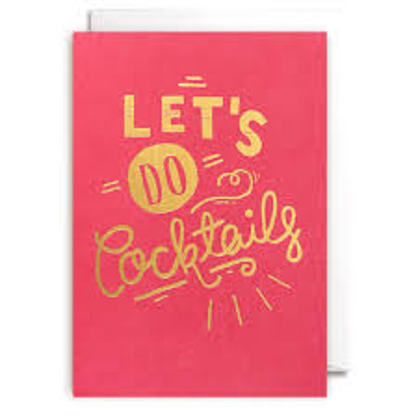 Atklātnīte ar aploksni COCKTAILS (10.5 x 15.5 cm)
