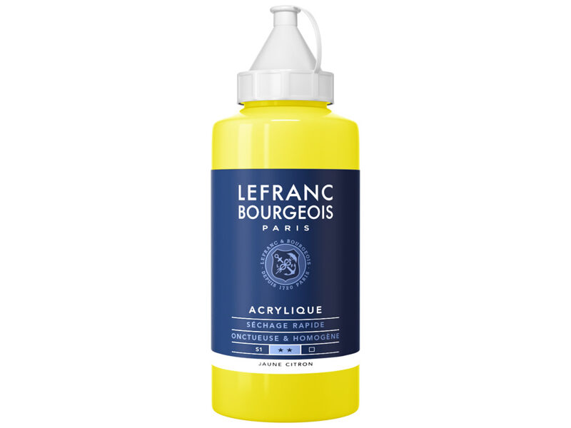Akrila krāsa LB Fine 750ml 169 lemon yellow