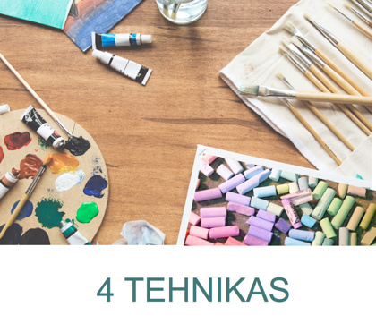 No 08.06. "4 nodarbības. 4 pasniedzējas. 4 tehnikas"